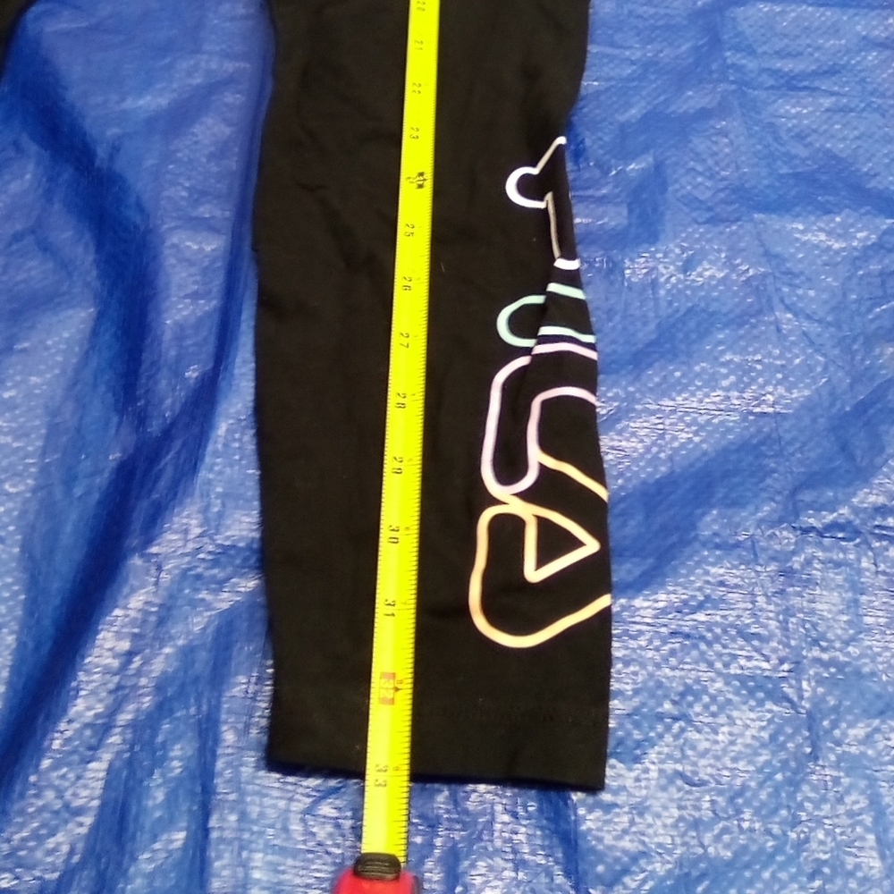 Fila Black W/Colorful Logo, - Picture 9 of 9